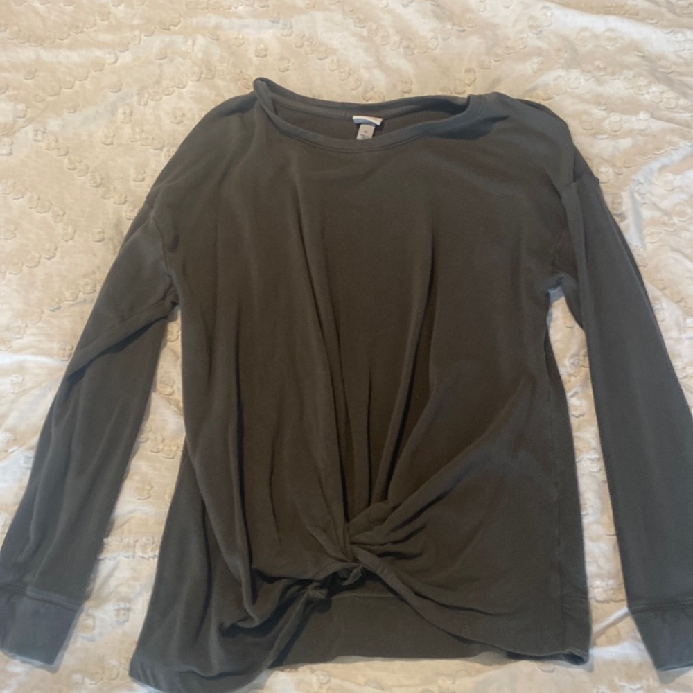 Olive green sweatshirt from Target